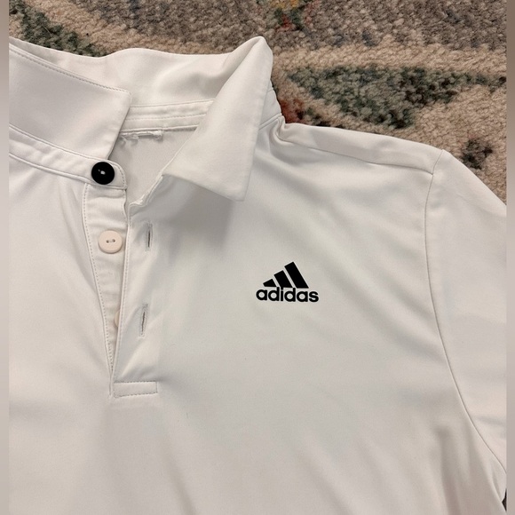 Youth Boys Adidas Collared Golf Polo Size M 10 - Picture 3 of 3